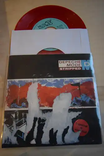 Depeche Mode ‎– Stripped / But not tonight  " Deutsche Erstpressung in Red Vinyl "