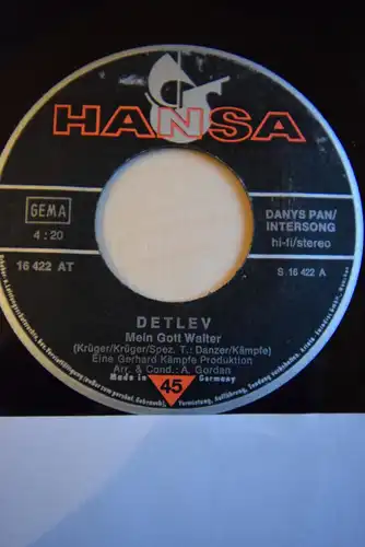 Detlev ‎– Mein Gott Walter / Dieter 