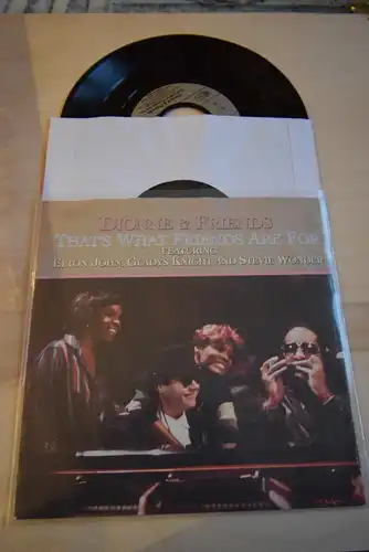 Dionne & Friends featuring Elton John, Gladys Knight and Stevie Wonder ‎– That's What Friends Are For / Two Ships passing in the Night 