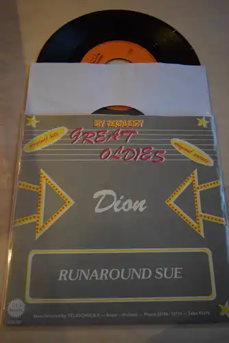 Dion & The Belmonts / Dion  ‎– Teenager In Love / Runaround Sue