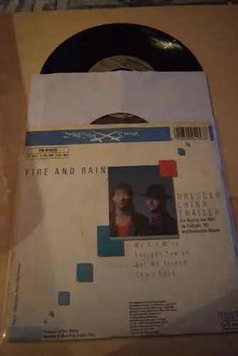Dresden China ‎– Fire And Rain/ Trailer 