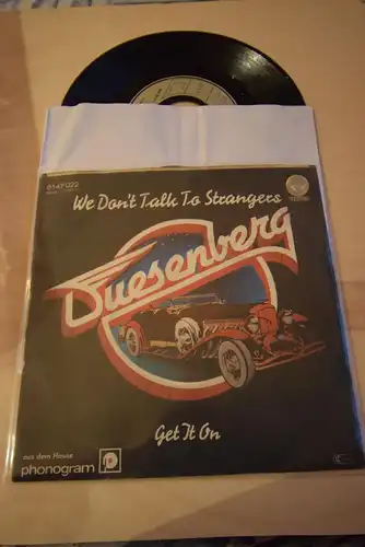 Duesenberg ‎– Get It On / We don't talk to Strangers