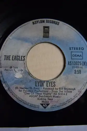 Eagles ‎– Lyin' Eyes / To many Hands