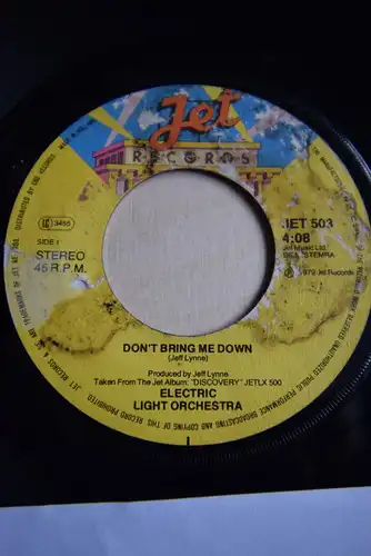 The Electric Light Orchestra ‎– Don't Bring Me Down / Dreaming of 4000