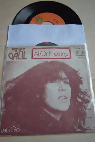 Esther Galil ‎– All Or Nothing / Let's go