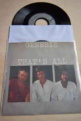 Genesis ‎– That's All / Takin it allto hard 