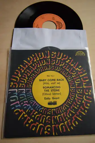Eddy Grant ‎– Baby Come Back / Romancing The Stone