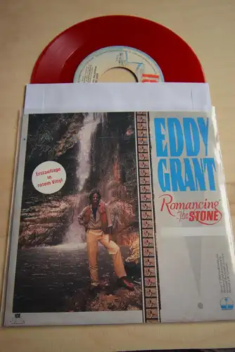 Eddy Grant ‎– Romancing The Stone / My Turn to love you " Deutsche Erstpressung in Red Vinyl "