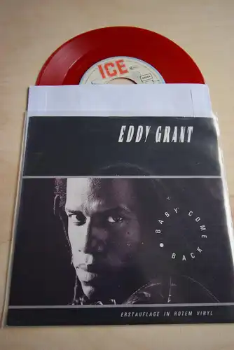 Eddy Grant ‎– Baby Come Back / Political Bassa, Bassa " Deutsche Erstpressung in Red Vinyl "