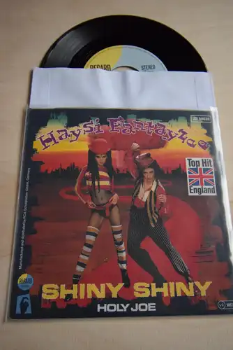 Haysi Fantayzee ‎– Shiny Shiny / Holy Joe