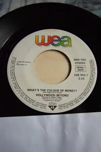 Hollywood Beyond ‎– What's The Colour Of Money ? / Hollywood Beyond 