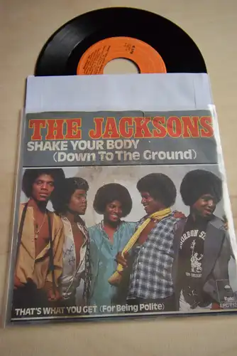 The Jacksons ‎– Shake Your Body (Down To The Ground) / Thats what you get 