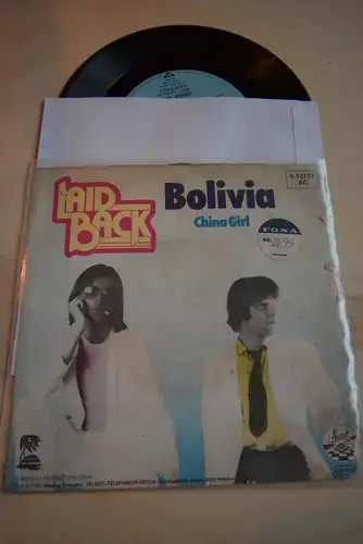 Laid Back ‎– Bolivia / China Girl 