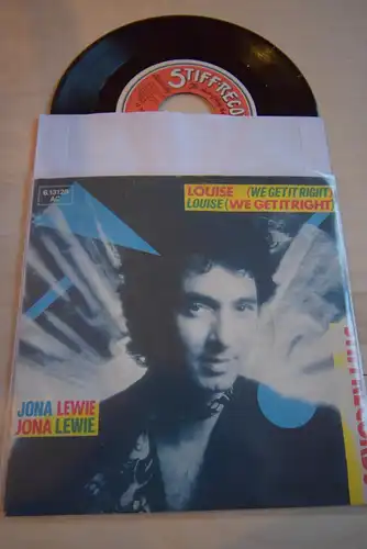 Jona Lewie ‎– Louise (We Get It Right) / It never will go wrong 