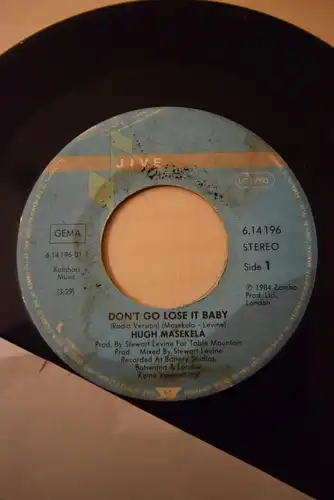 Hugh Masekela ‎– Don't Go Lose It Baby / Instr. Version