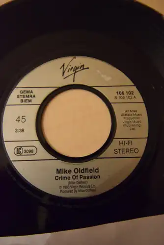 Mike Oldfield ‎– Crime Of Passion / Jungle Gardenia 