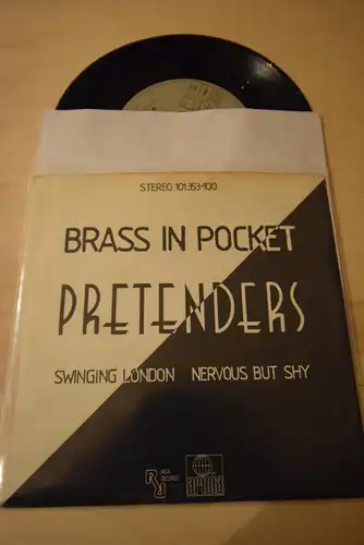 Pretenders ‎– Brass In Pocket / Swinging London / Nervous but Shy 