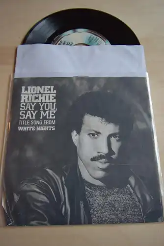 Lionel Richie ‎– Say You, Say Me / Can't slow down 