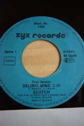 Scotch – Delirio Mind (First Version)/ Man in the Man