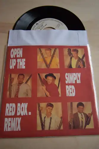 Simply Red ‎– Open Up The Red Box. Remix / Look at you now