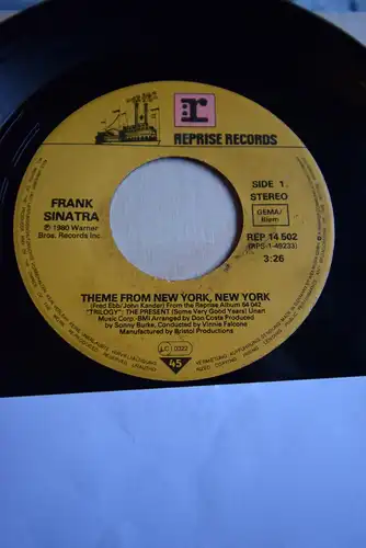 Frank Sinatra ‎– Theme From New York, New York / That's What God Looks Like To Me