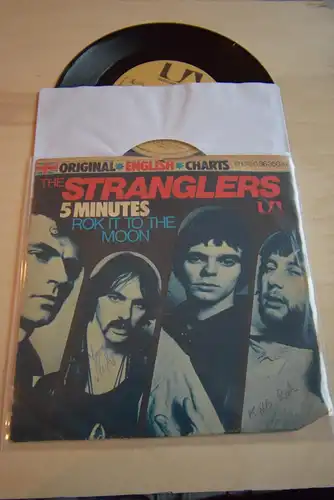 The Stranglers ‎– 5 Minutes / Rok it to the Moon " Frühe Aufnahme dieser Band , Rarität , Sammlerstück in sehr gutem Zustand "