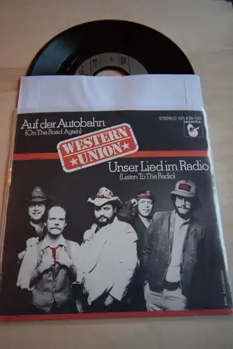 Western Union‎– Auf Der Autobahn (On The Road Again) / Unser Lied Im Radio (Listen To The Radio)