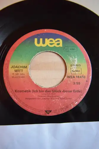 Joachim Witt ‎– Kosmetik (Ich Bin Das Glück Dieser Erde) / Ja, Ja 