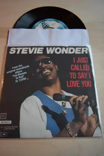 Stevie Wonder ‎– I Just Called To Say I Love You / Instr. Version