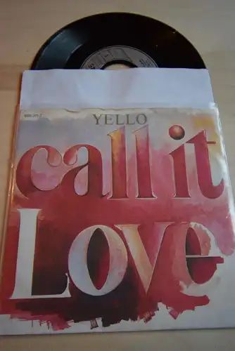 Yello ‎– Call It Love / L'Hotel