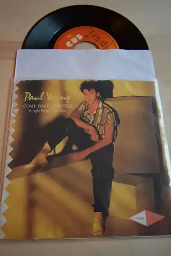 Paul Young ‎– Come Back And Stay (Single Remix Version) / Yours 