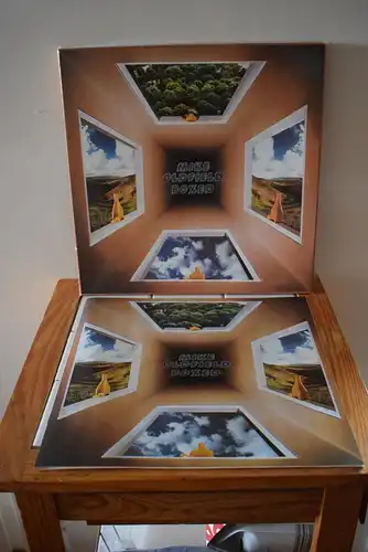 Mike Oldfield – Boxed " Klasse 4 LP Box mit Booklet , remixt in Quadrophonie , LPs Top Zustand , Europa Pressung made in Germany "