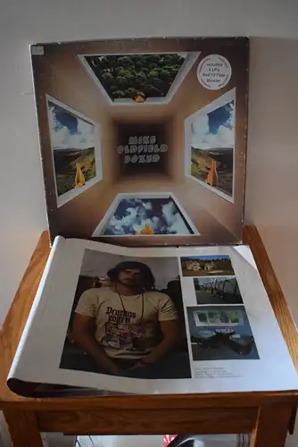 Mike Oldfield – Boxed " Klasse 4 LP Box mit Booklet , remixt in Quadrophonie , LPs Top Zustand, England Pressung "