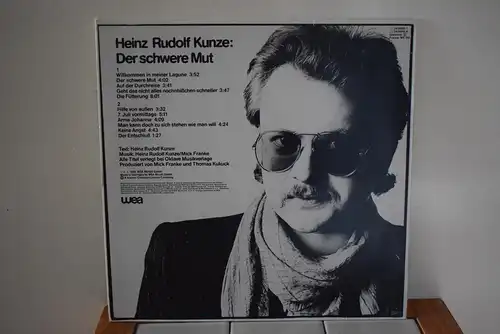 Heinz Rudolf Kunze ‎– Der Schwere Mut