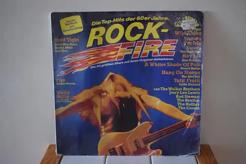 Rock-Fire - Die Top-Hits Der 60er Jahre " Klasse Rock Sampler mit toller Tracklist in sehr gutem Zustand "