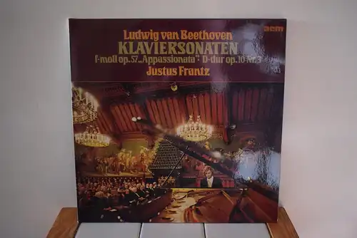 Ludwig van Beethoven, Justus Frantz ‎– Klaviersonaten F-Moll Op. 57 / D-dur Op. 10 Nr. 3