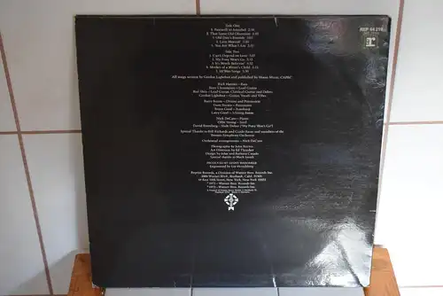 Gordon Lightfoot ‎– Old Dan's Records