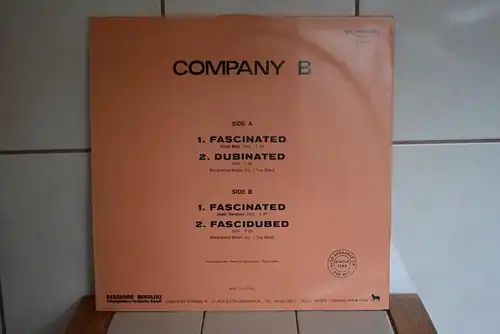 Company B ‎– Fascinated