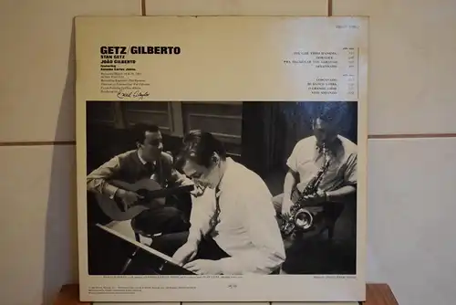 Stan Getz / João Gilberto Featuring Antonio Carlos Jobim ‎– Getz / Gilberto