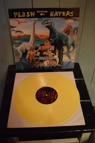 The Flesh Eaters ‎– Prehistoric Fits Vol. 2 " Schönes Sammlerstück in Yellow Vinyl , top Zustand "