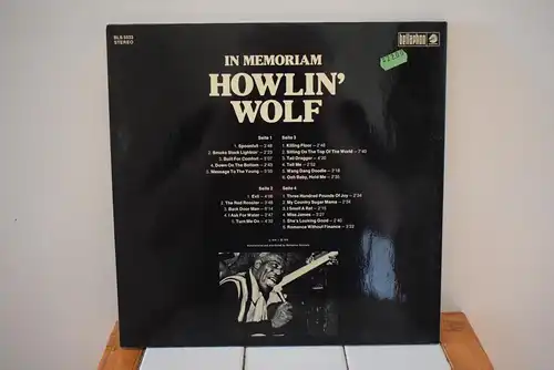 Howlin' Wolf ‎– In Memoriam