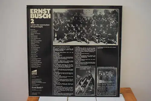 Ernst Busch ‎– Ernst Busch 2 (Lieder Des Spanischen Bürgerkrieges)