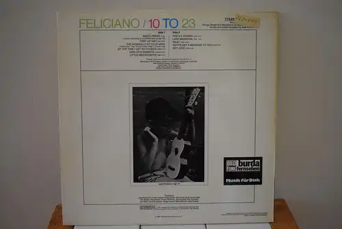 Jose Feliciano ‎– 10 To 23