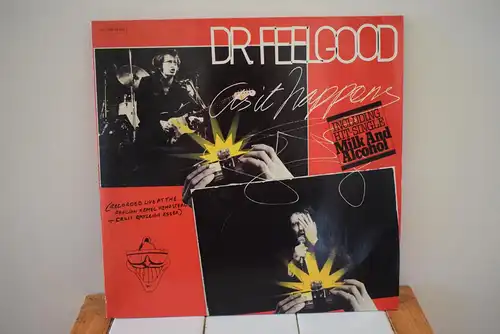 Dr. Feelgood – As It Happens " Seltene Live Edition mit LP und beiliegender 7" EP "