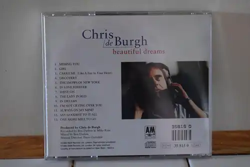 Chris de Burgh ‎– Beautiful Dreams