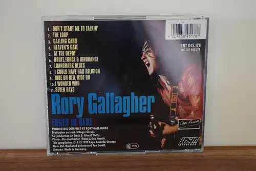 Rory Gallagher ‎– Edged In Blue
