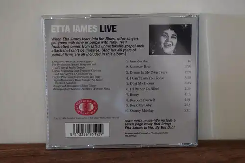 Etta James ‎– Live