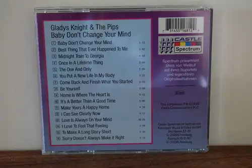 Gladys Knight And The Pips - Baby, Don't Change your Mind
