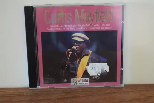 Curtis Mayfield ‎– Live In Concert