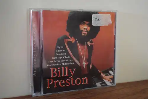 Billy Preston ‎– Previously Unreleased
